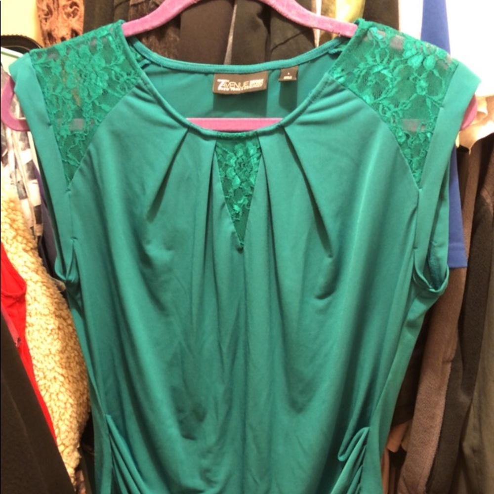 Green/tealish blouse. NewYork&Company. Size L